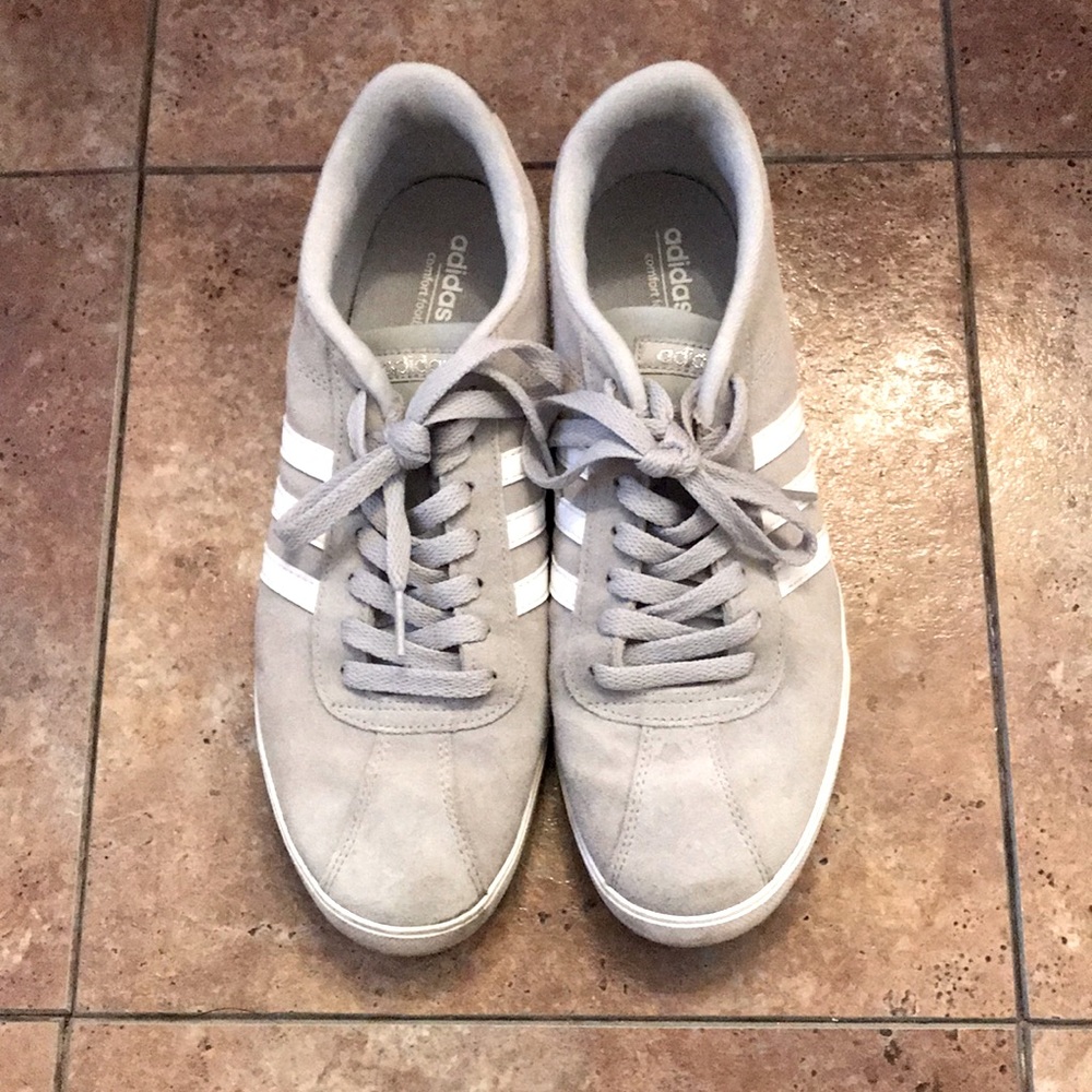 ADDIDAS Gray Sneakers Size 10